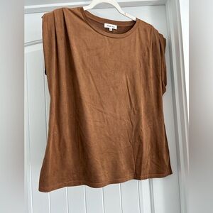 Another Love Brown Short Sleeve Tee